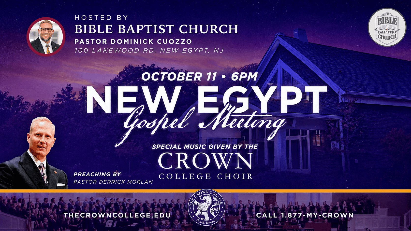 Crown College Choir New Egypt Church